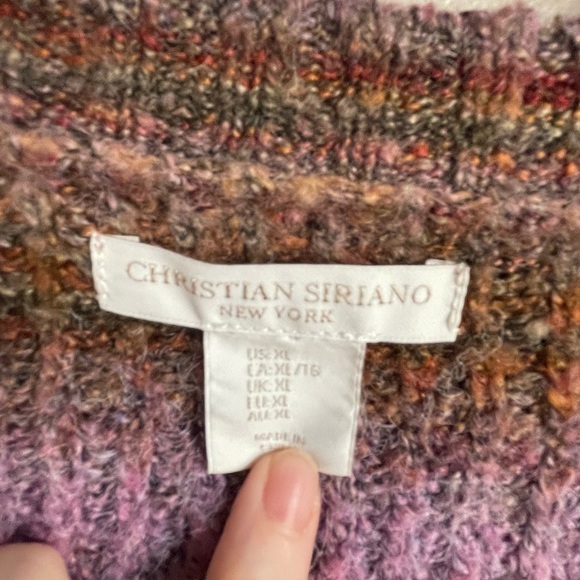 Christian Siriano New York Marled Cardigan Light Weight Sweater Women's XL - Picture 6 of 7